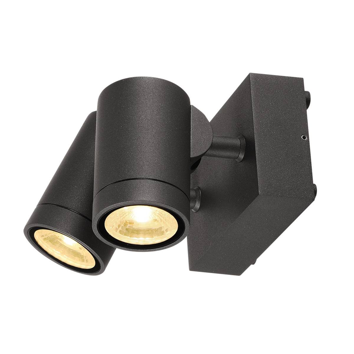 SLV No. 233255 HELIA Wandleuchte anthrazit 2x8W LED 3000K IP55