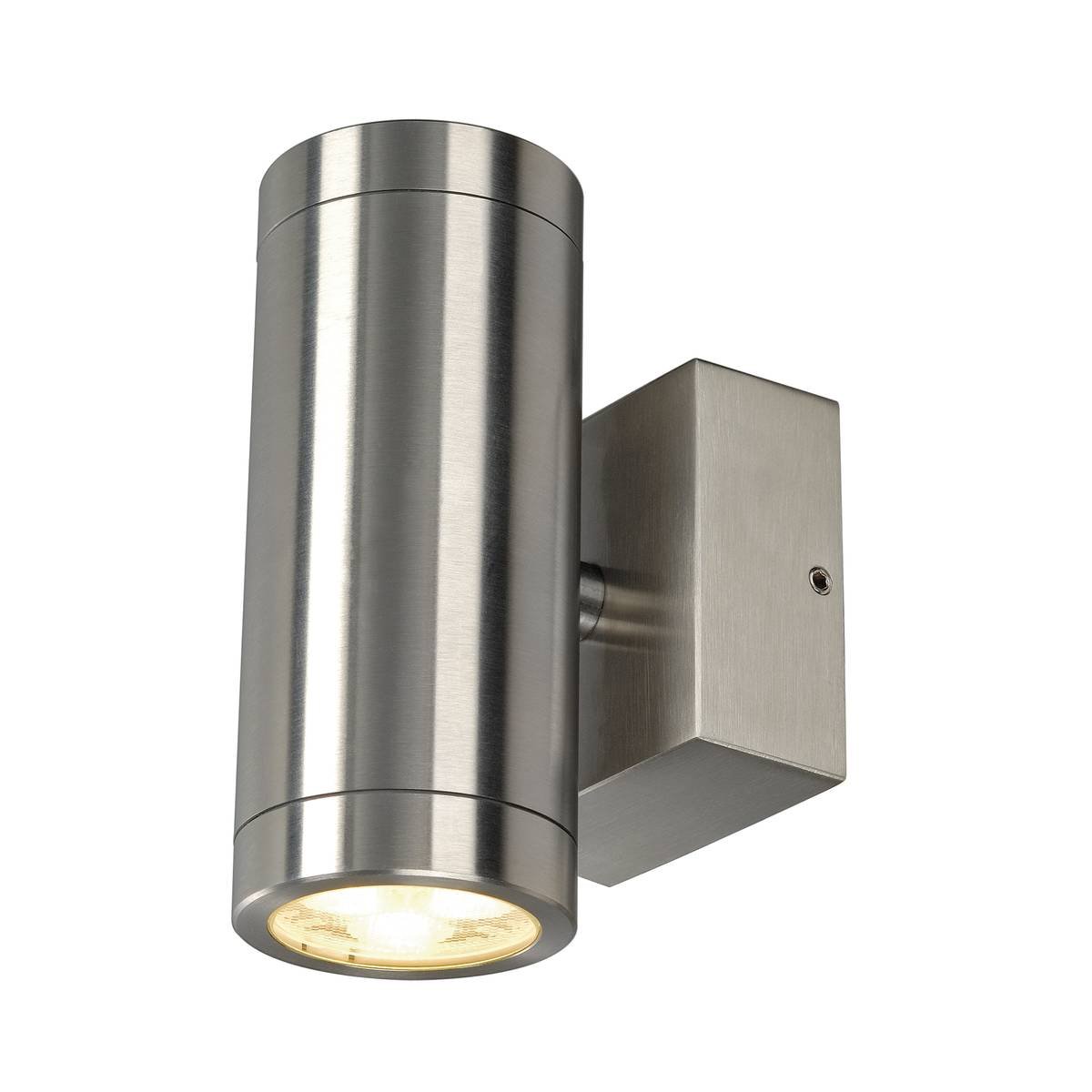 SLV No. 233312 ASTINA STEEL LED Wandleuchte rund Edelstahl 316 3000K IP44