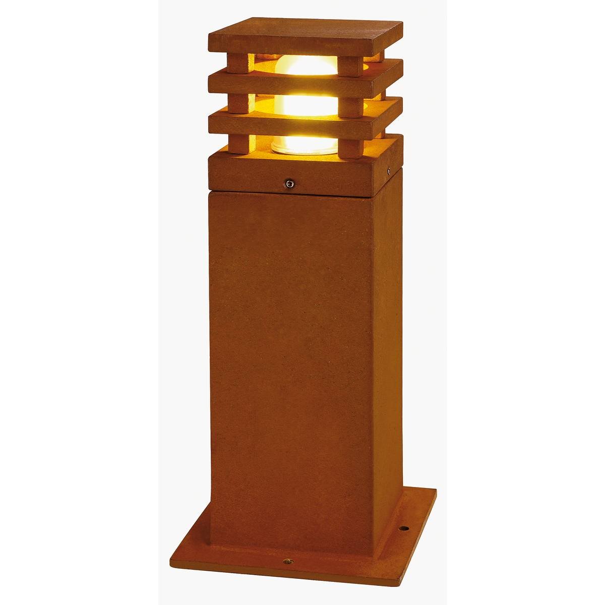 SLV No. 233427 RUSTY 40 LED SQUARE Aussenleuchte eisen gerostet LED 3000K