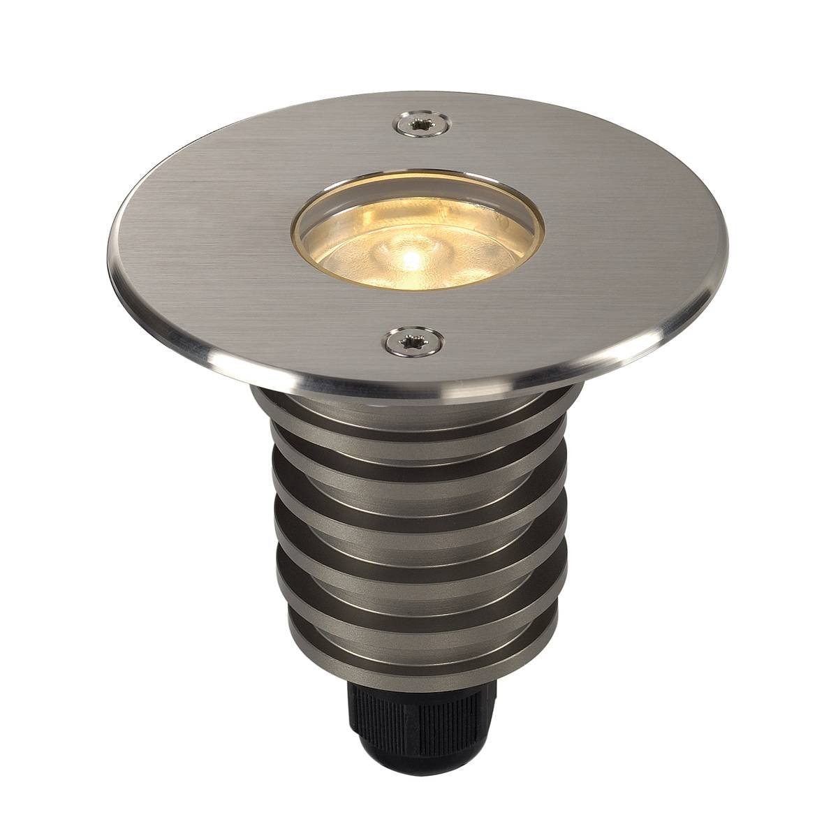 SLV No. 233520 DASAR LED HV Bodeneinbauleuchte rund Edelstahl 316 6W 3000K 230V IP67