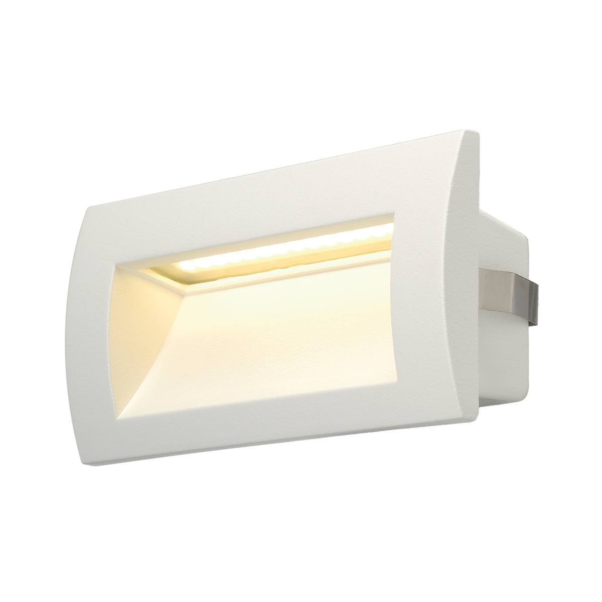 SLV No. 233621 DOWNUNDER OUT LED M Wandeinbauleuchte weiss IP55