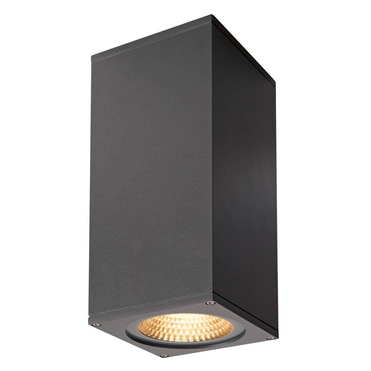 SLV No. 234505 BIG THEO WALL Outdoor Wandleuchte zweiflammig LED 3000K anthrazit