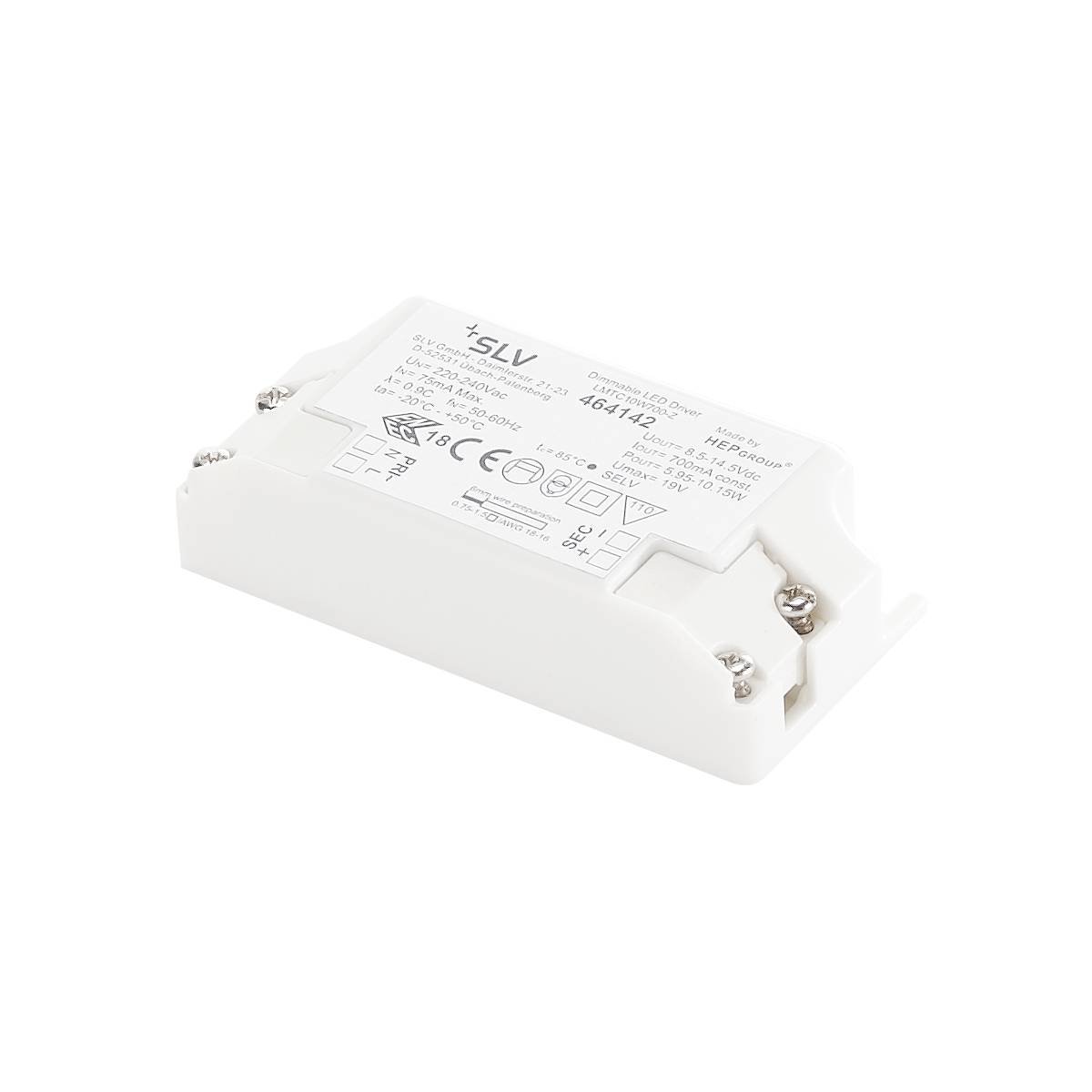 SLV No. 464142 LED-Treiber 10W 700mA inkl. Zugentlastung dimmbar