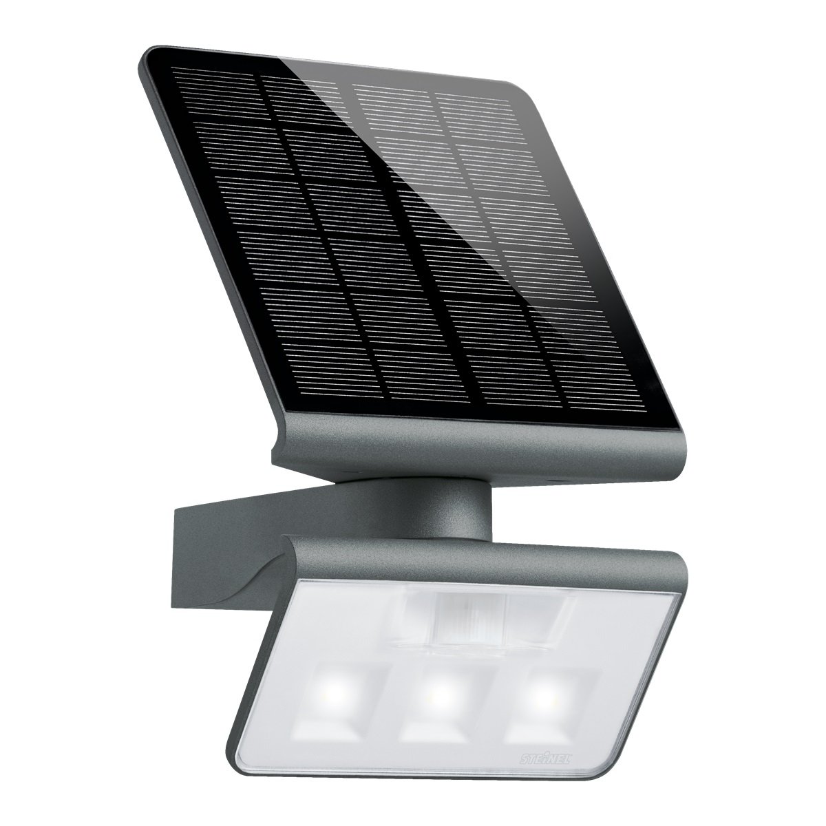 STEINEL 081973 Solarleuchte XSolar L-S ONE mit Bewegungssensor anthrazit