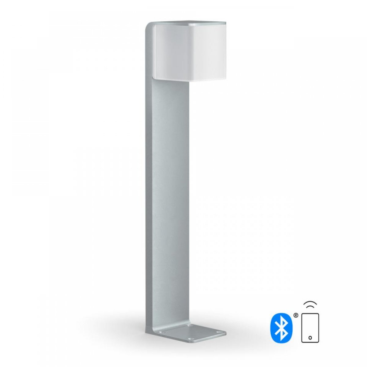 STEINEL No. 055486 AUSSENLEUCHTE GL 80 SC Silber