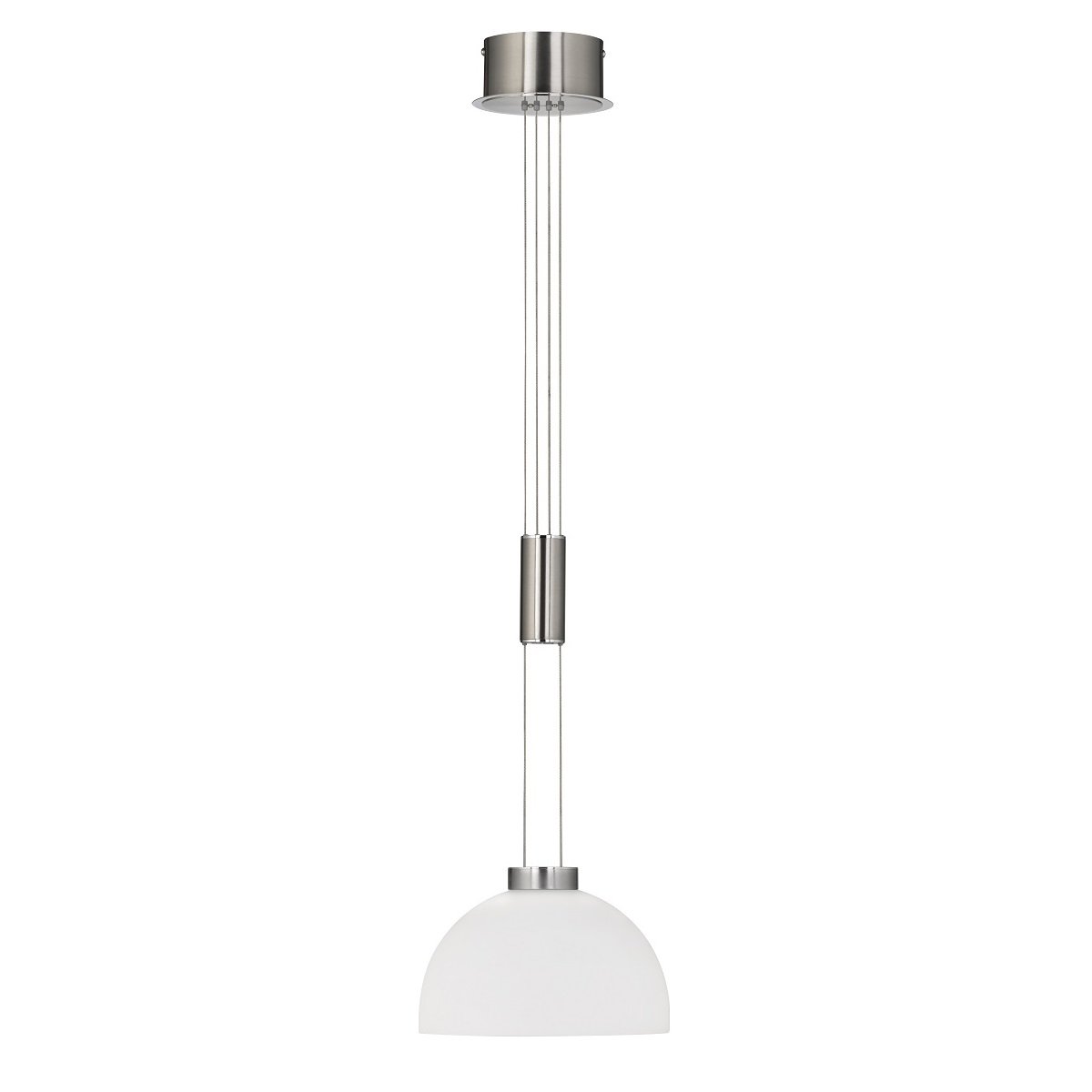 Shine LED 60143 LED Pendelleuchte 1-flammig nickel matt chrom --> Leuchten  & Lampen online kaufen im Shop | Pendelleuchten
