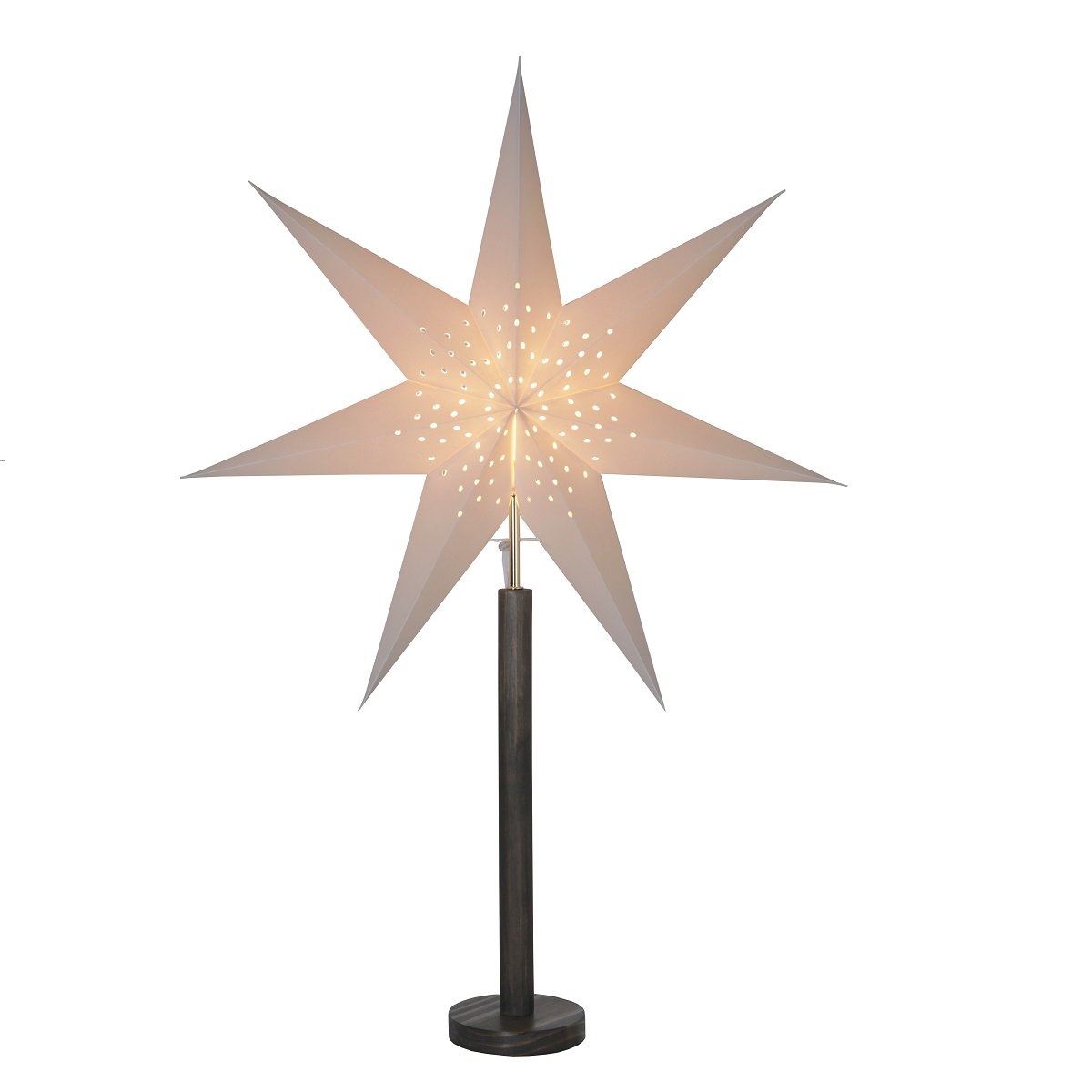 Standleuchte Stern ELICE, braun, Nr. 234-97