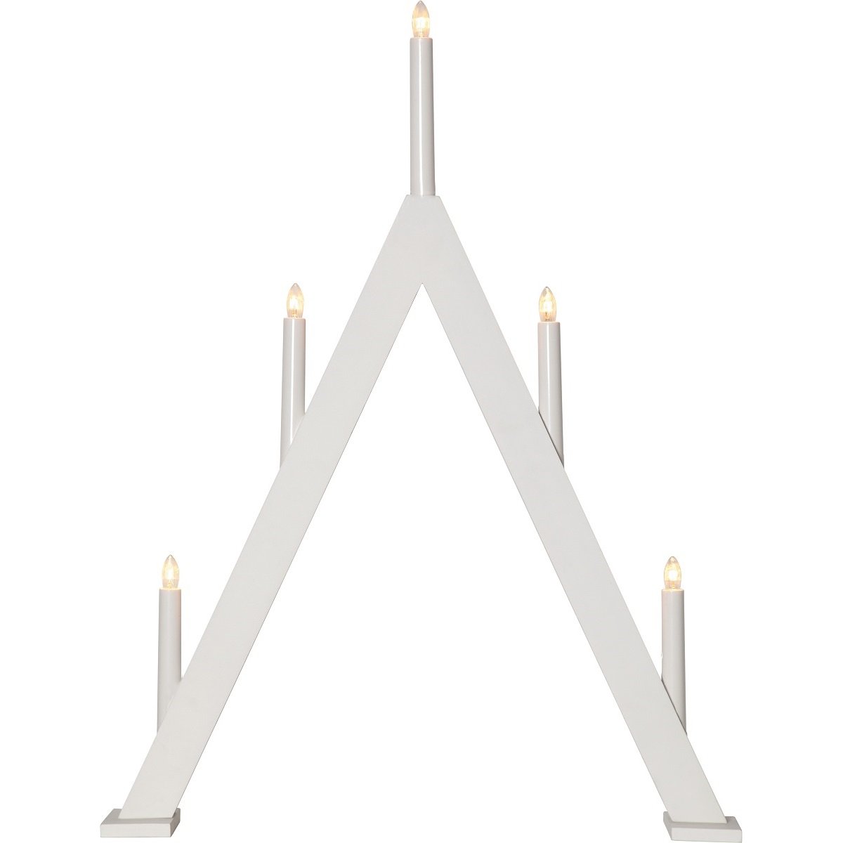Star Trading Fensterleuchter Albo 5-flammig wei� 66cm