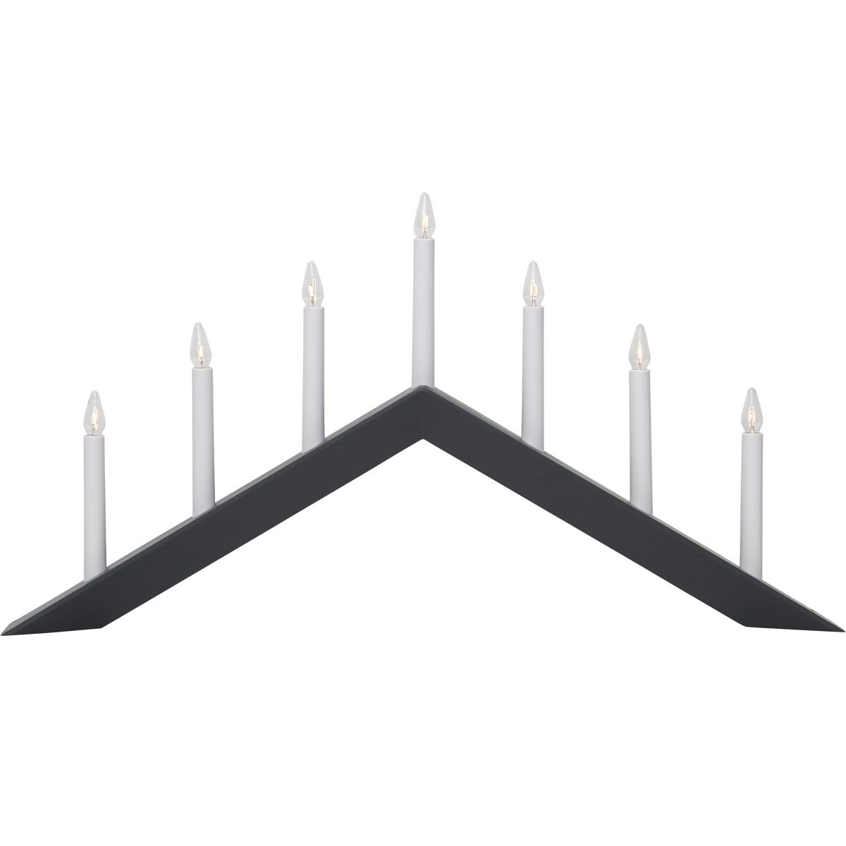 Star Trading Fensterleuchter Arrow 219-97 dunkelgrau 7-flammig