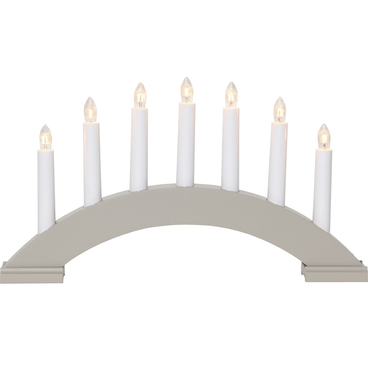 Star Trading Fensterleuchter Bea 7-flammig beige