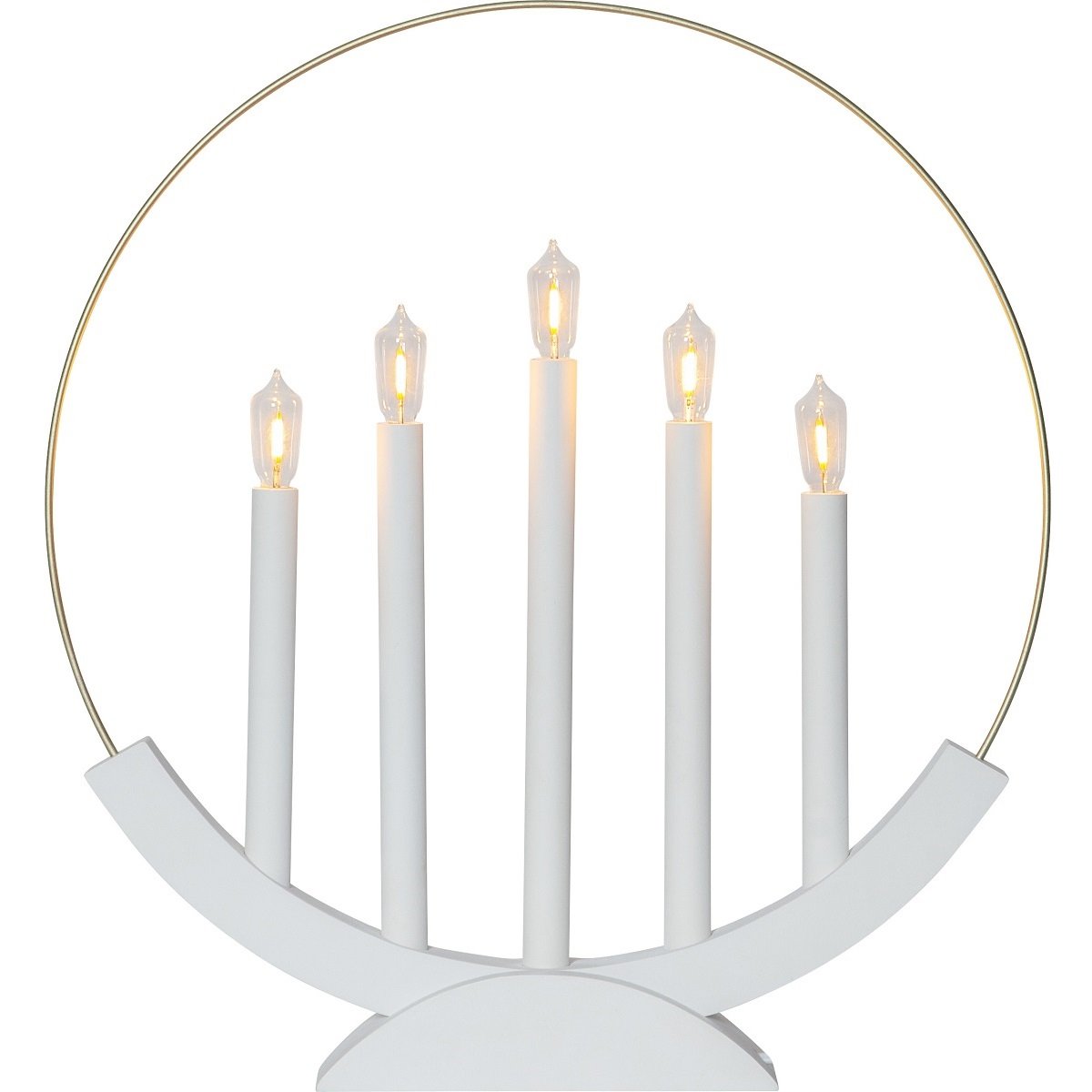 Star Trading Fensterleuchter Brace 644-28 5-flammig wei�