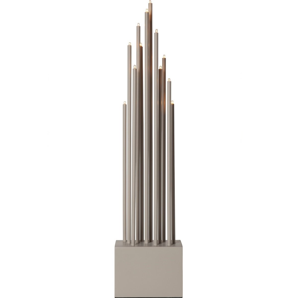 Star Trading Fensterleuchter Buzz 12-flammig beige