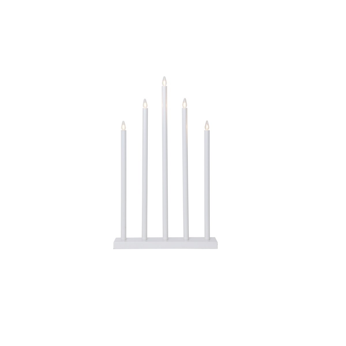 Star Trading Fensterleuchter Holy No. 644-65 5-flammig wei� 38x64cm