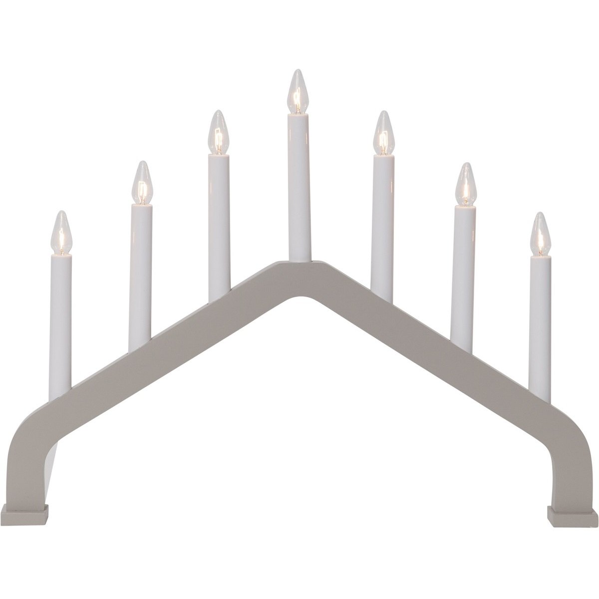 Star Trading Fensterleuchter House 7-flammig beige