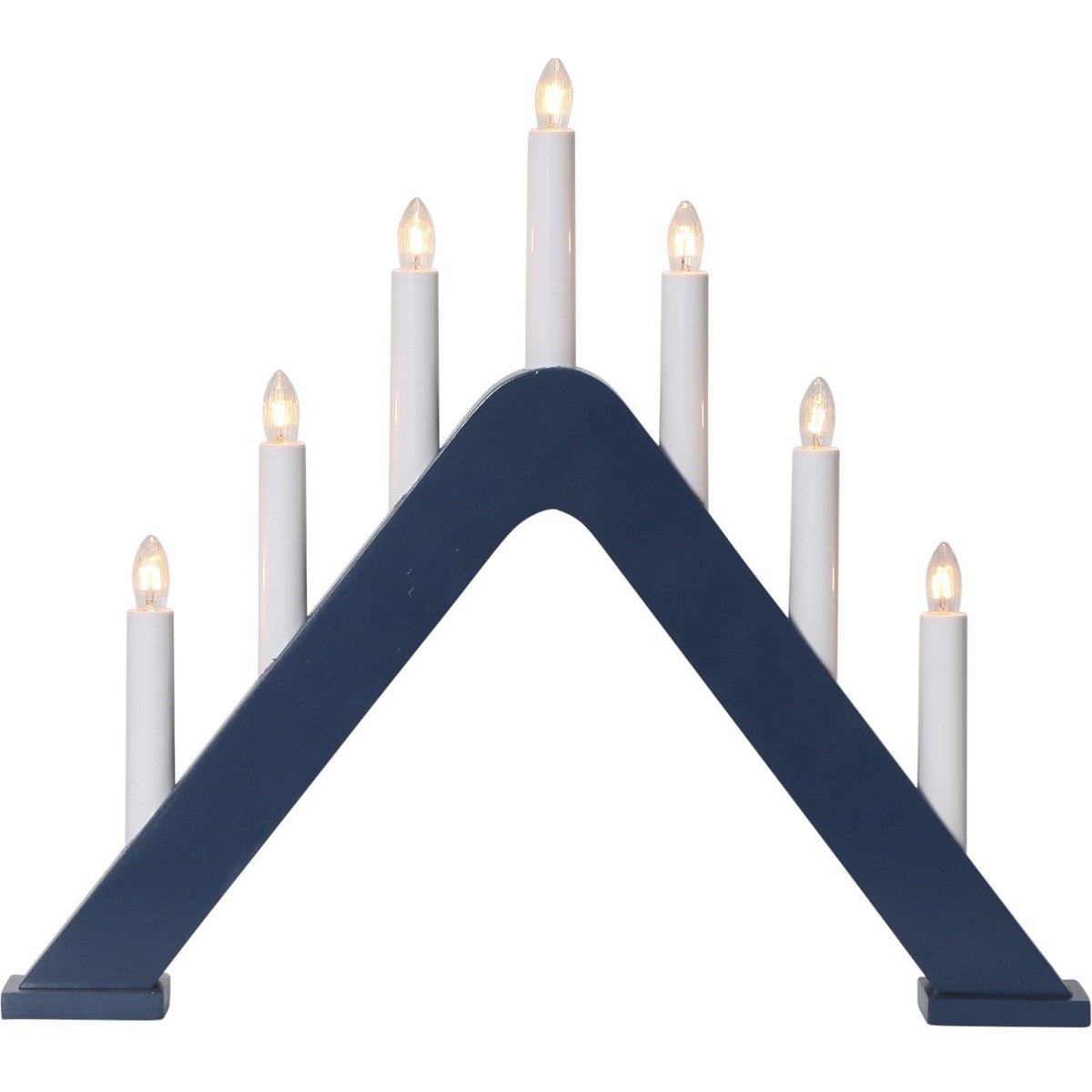 Star Trading Fensterleuchter Jarve 7-flammig blau