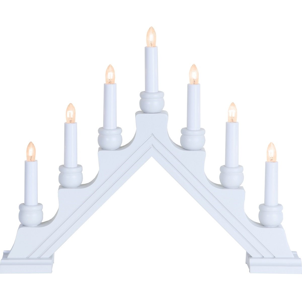 Star Trading Fensterleuchter Karin 7-flammig wei�