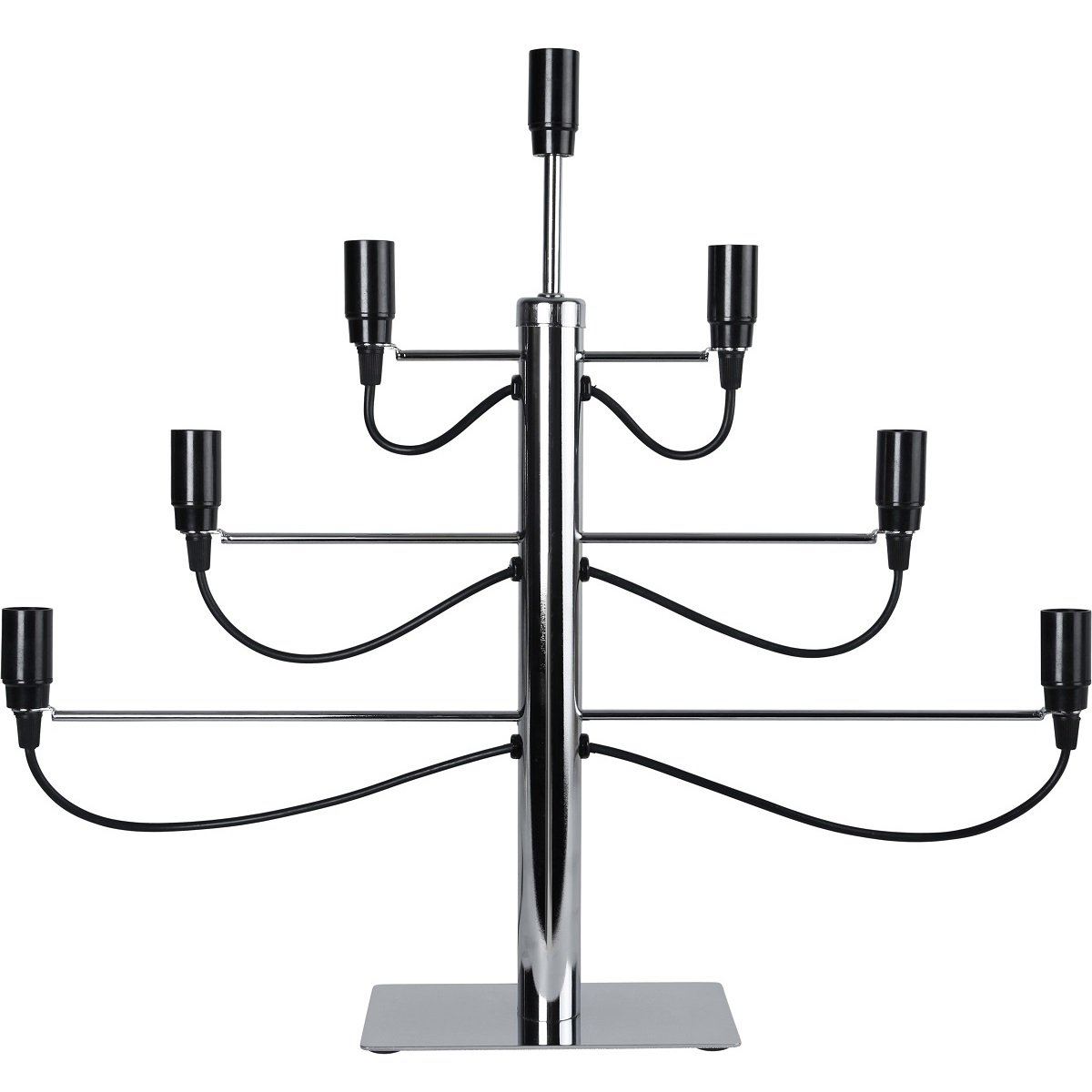 Star Trading Fensterleuchter Milano 7-flammig chrom E14