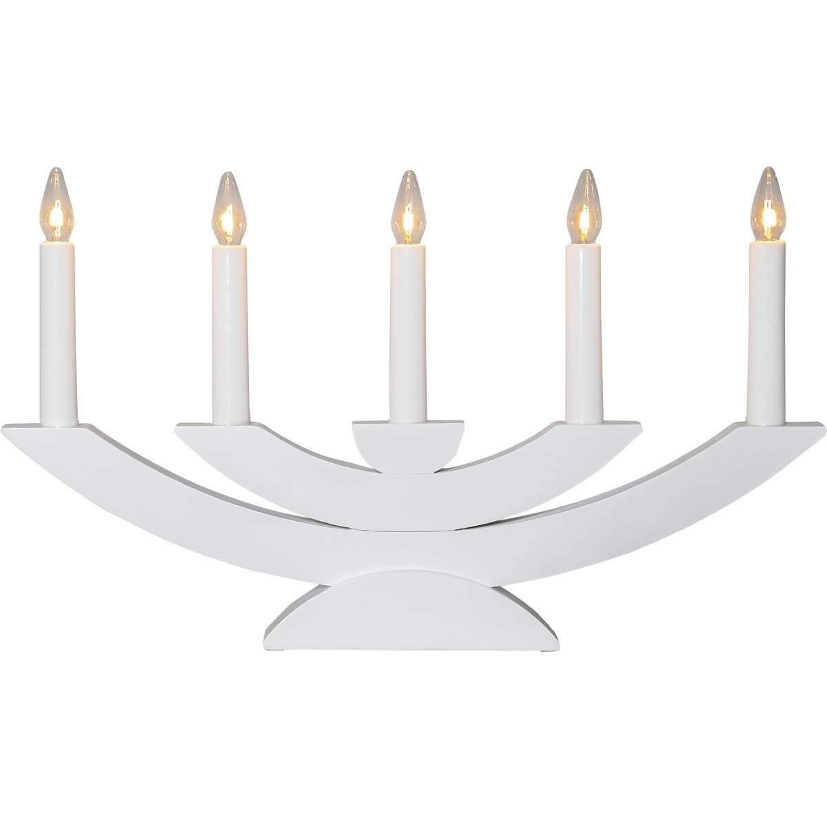 Star Trading Fensterleuchter Navida 220-05 wei� 5-flammig