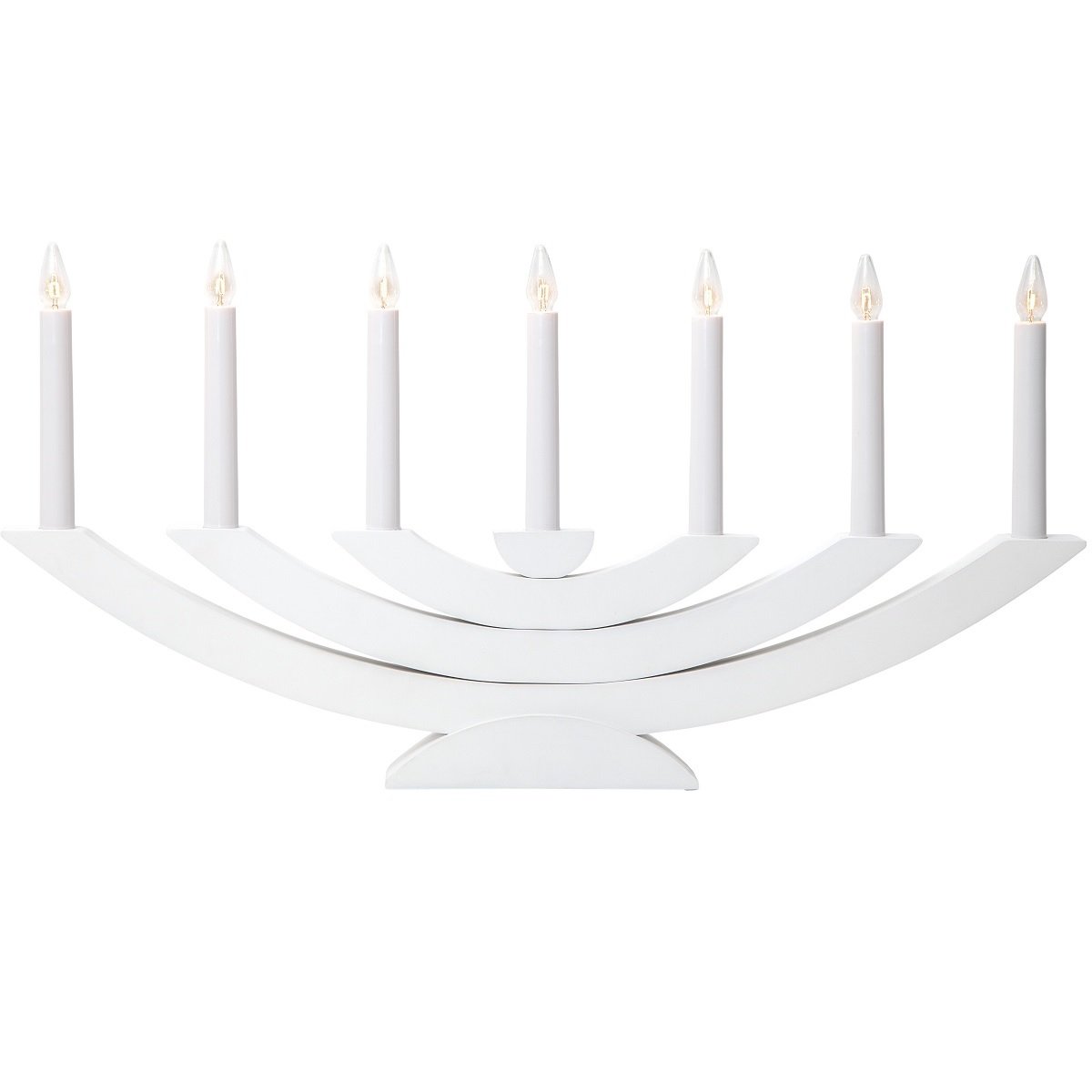 Star Trading Fensterleuchter Navida No. 219-05 7-flammig wei� 60x30cm