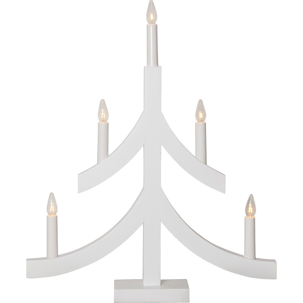 Star Trading Fensterleuchter Pagod 5-flammig wei� 47,5cm