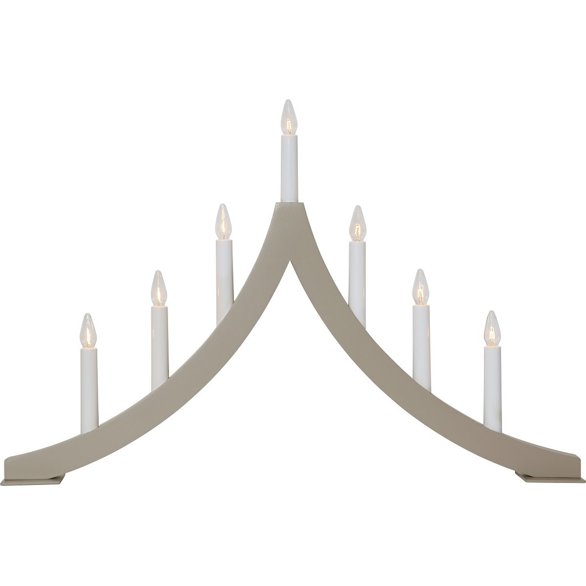 Star Trading Fensterleuchter Pagod 7-flammig beige