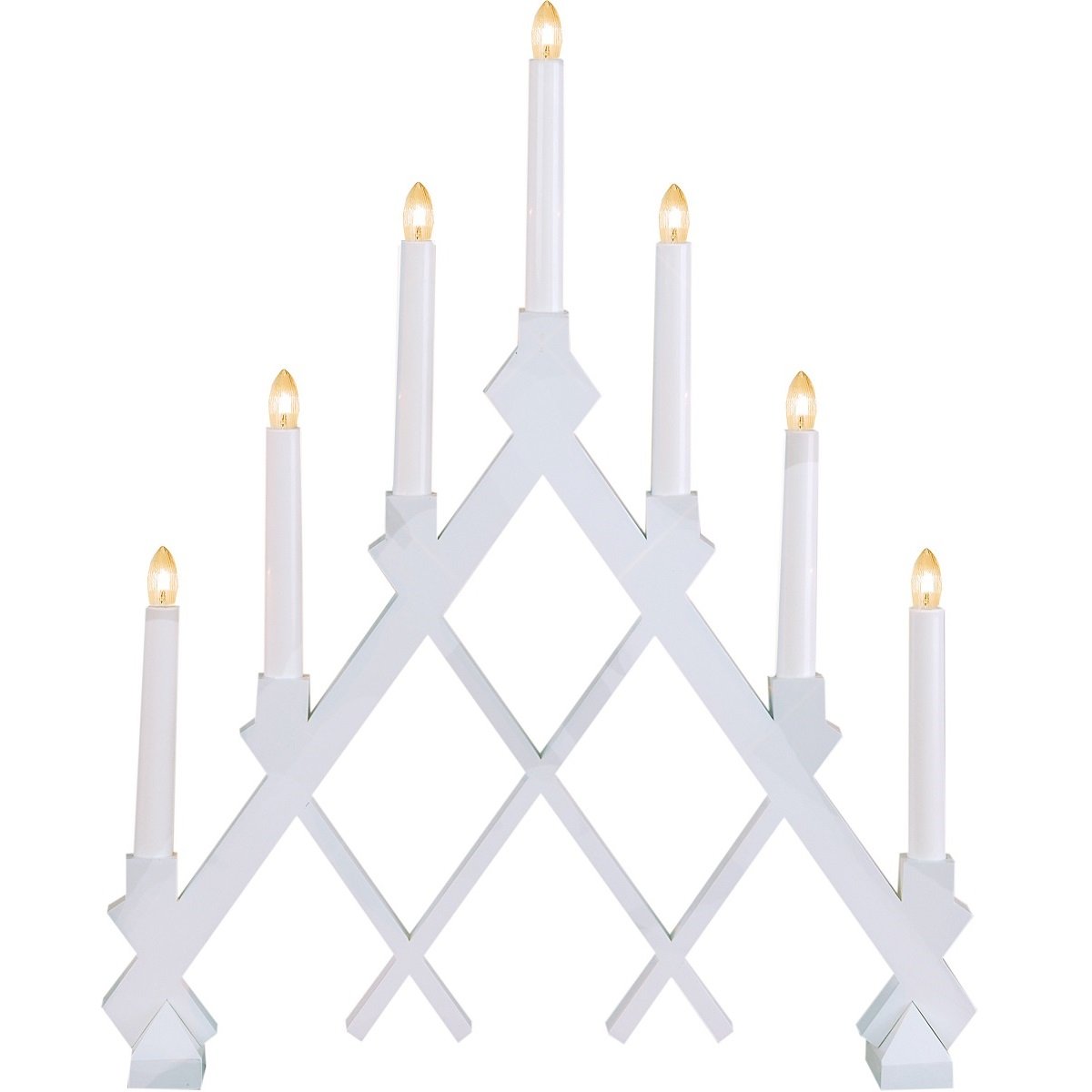 Star Trading Fensterleuchter Rut 7-flammig wei�