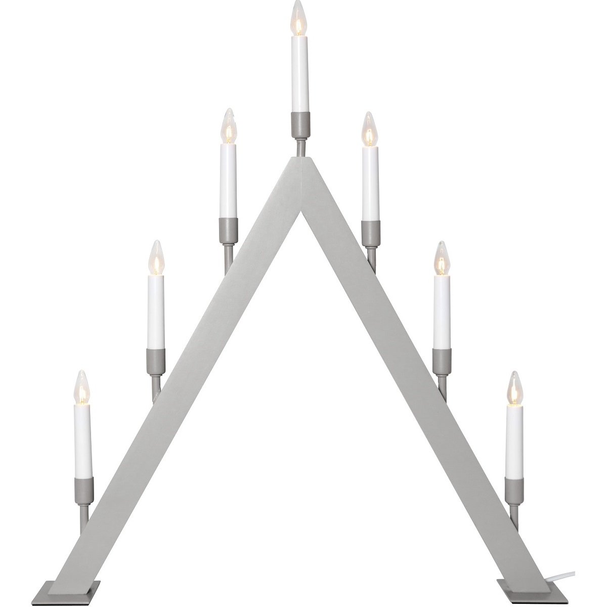 Star Trading Fensterleuchter Vind 7-flammig beige