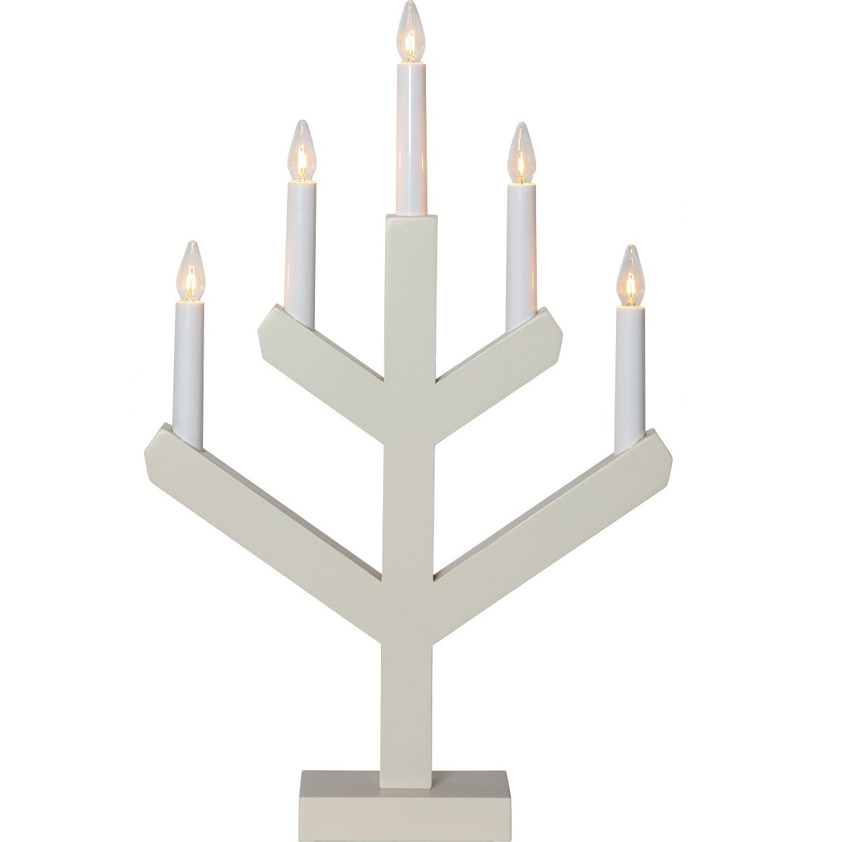 Star Trading Fensterleuchter Vinga 5-flammig beige