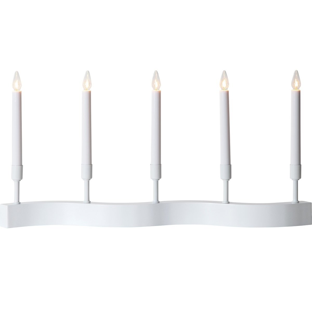 Star Trading Kerzenleuchter Flow No. 644-25 wei�  5-flammig 59x29cm