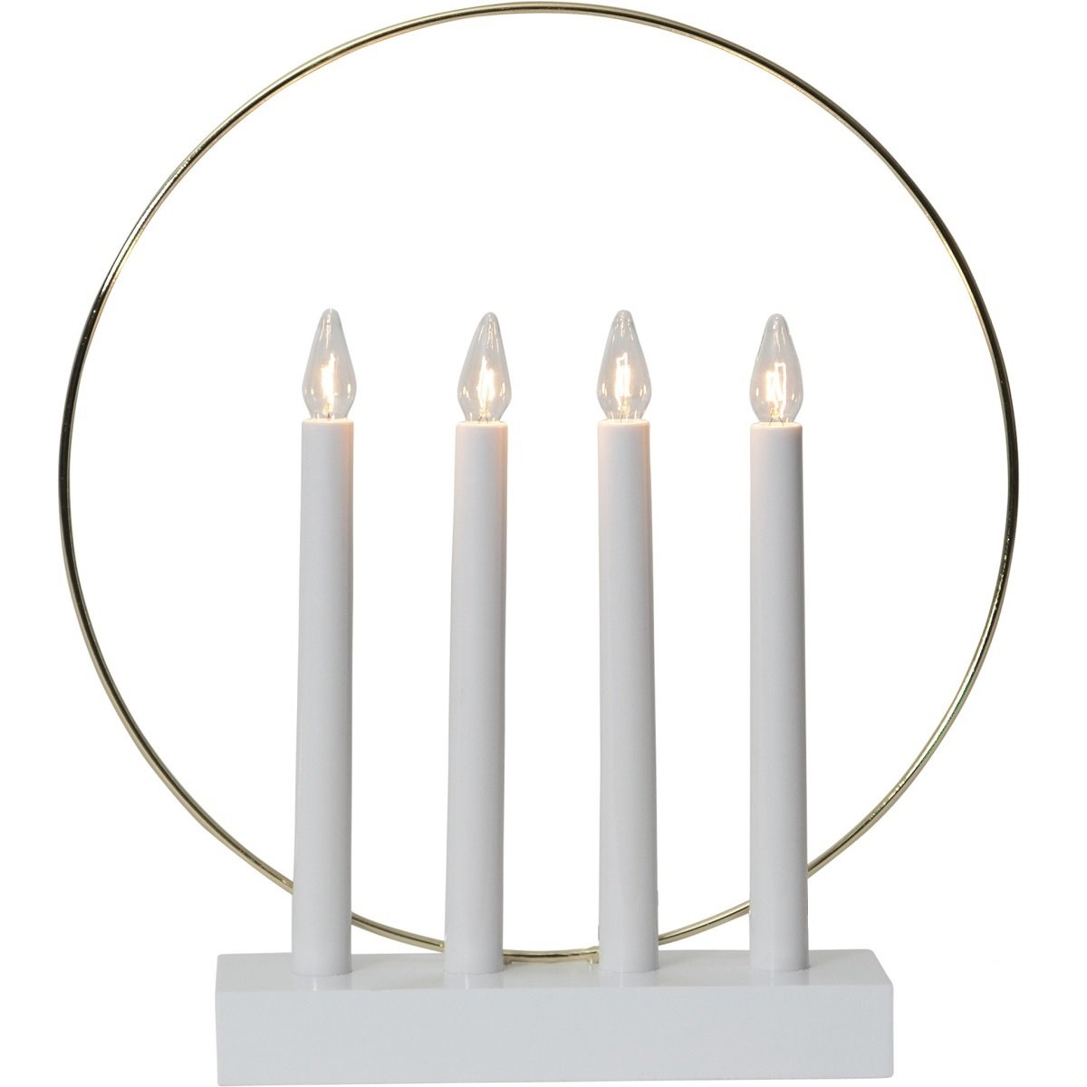 Star Trading Kerzenleuchter Glory No. 644-61 4-flammig wei� 42x45cm