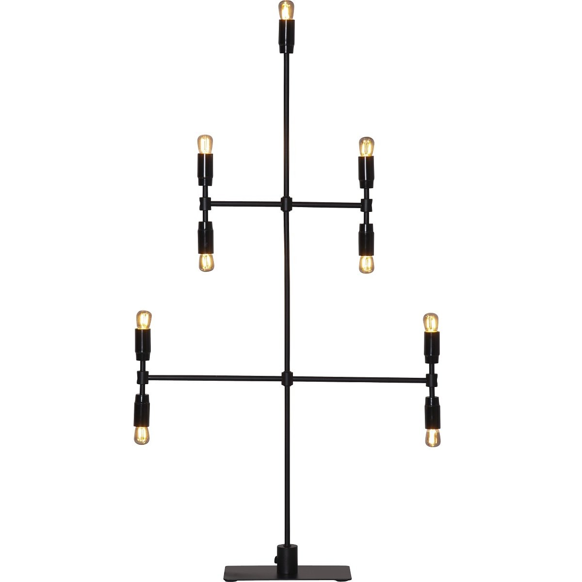 Star Trading Kerzenleuchter Twice No. 151-00 9-flammig schwarz E14