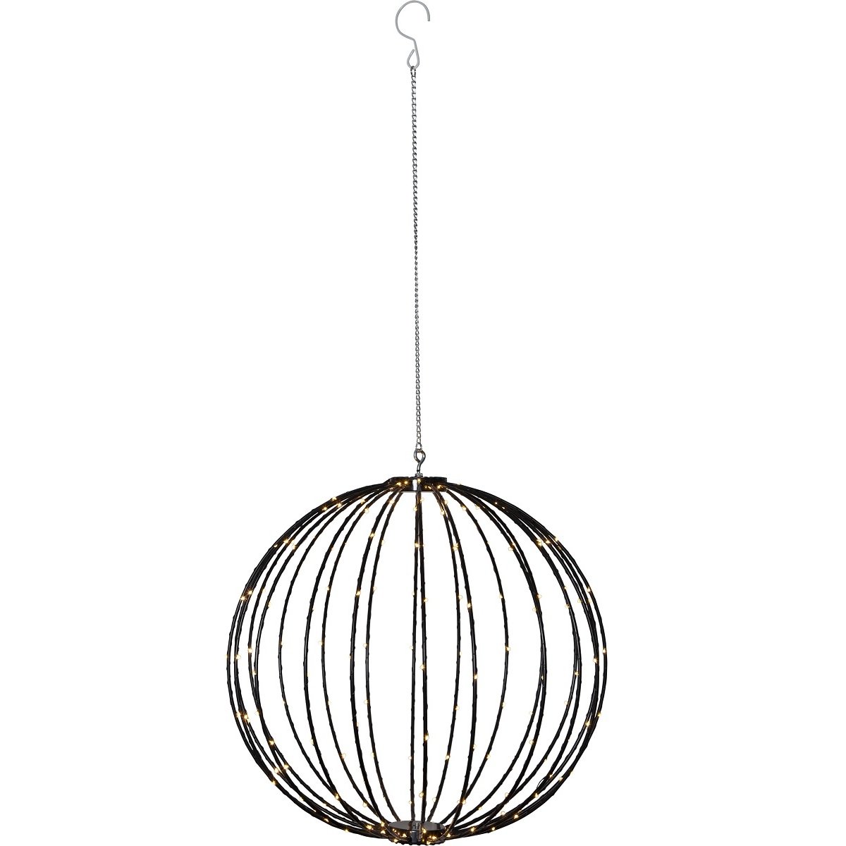 Star Trading LED-3D-Kugel Mounty No. 860-97 schwarz 50x50cm warmwei�