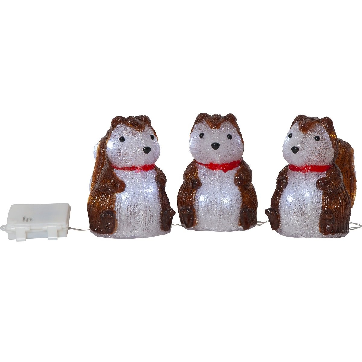 Star Trading LED-Acrylfigur Crystalo 587-19 Eichh�rnchen kaltwei� outdoor