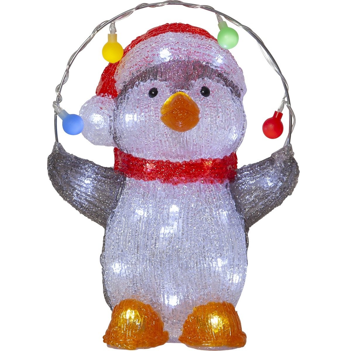 Star Trading LED-Acrylfigur Crystalo 587-23 Pinguin Outdoor