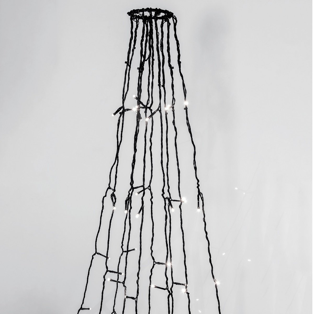 Star Trading LED-Fahnenmast-Lichter Crispy Ice White 594-46 outdoor