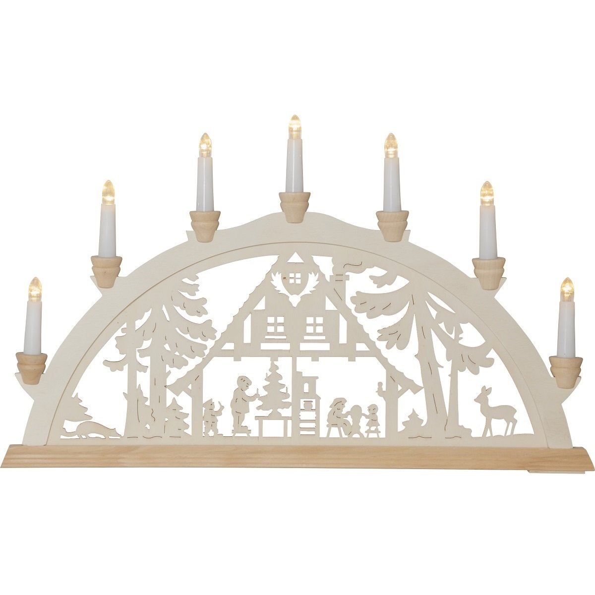 Star Trading LED-Fensterleuchter Dassel 272-13 warmwei�