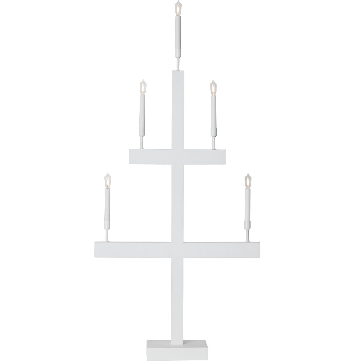 Star Trading LED-Fensterleuchter Storm No. 644-35 wei� 5-flammig 118x55cm