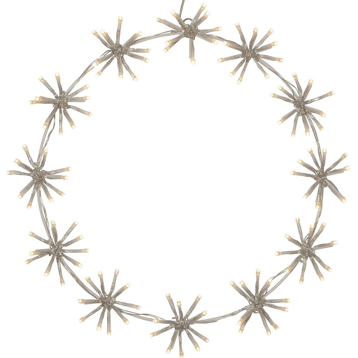 Star Trading LED-Silhouette Flower Ring 475-23 warmwei� outdoor