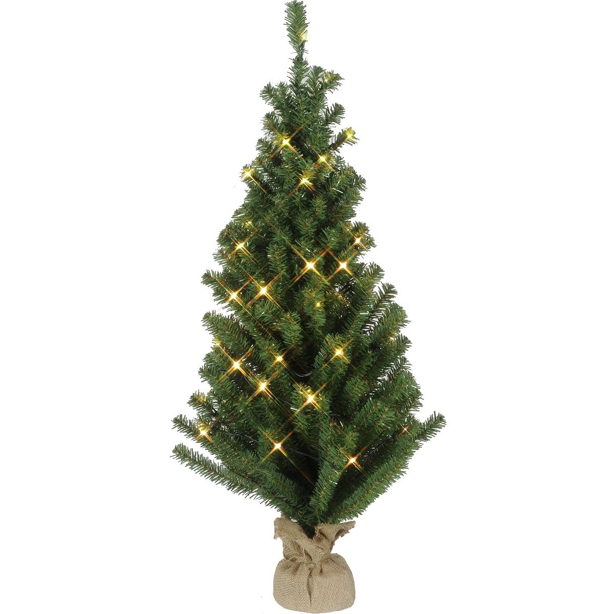 Star Trading LED Tannenbaum Toppy im Jutesack No. 60041 90x40cm