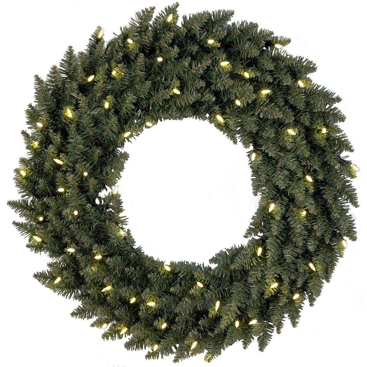 Star Trading LED-Tannenkranz Calgary No. 612-61 gr�n 70x70cm warmwei�