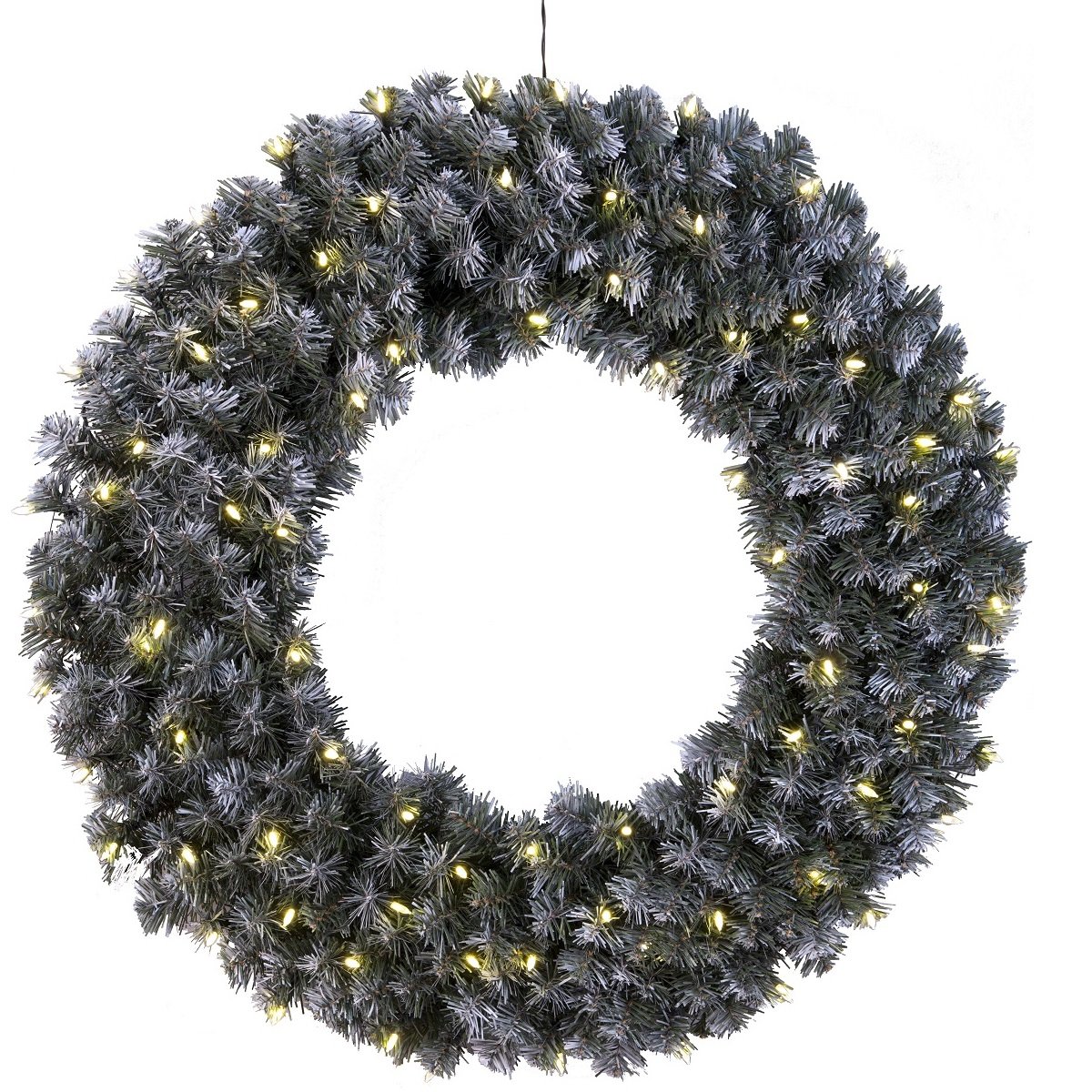 Star Trading LED-Tannenkranz Edmonton No. 612-28 gr�n mit Schneedekor 90cm Trafo