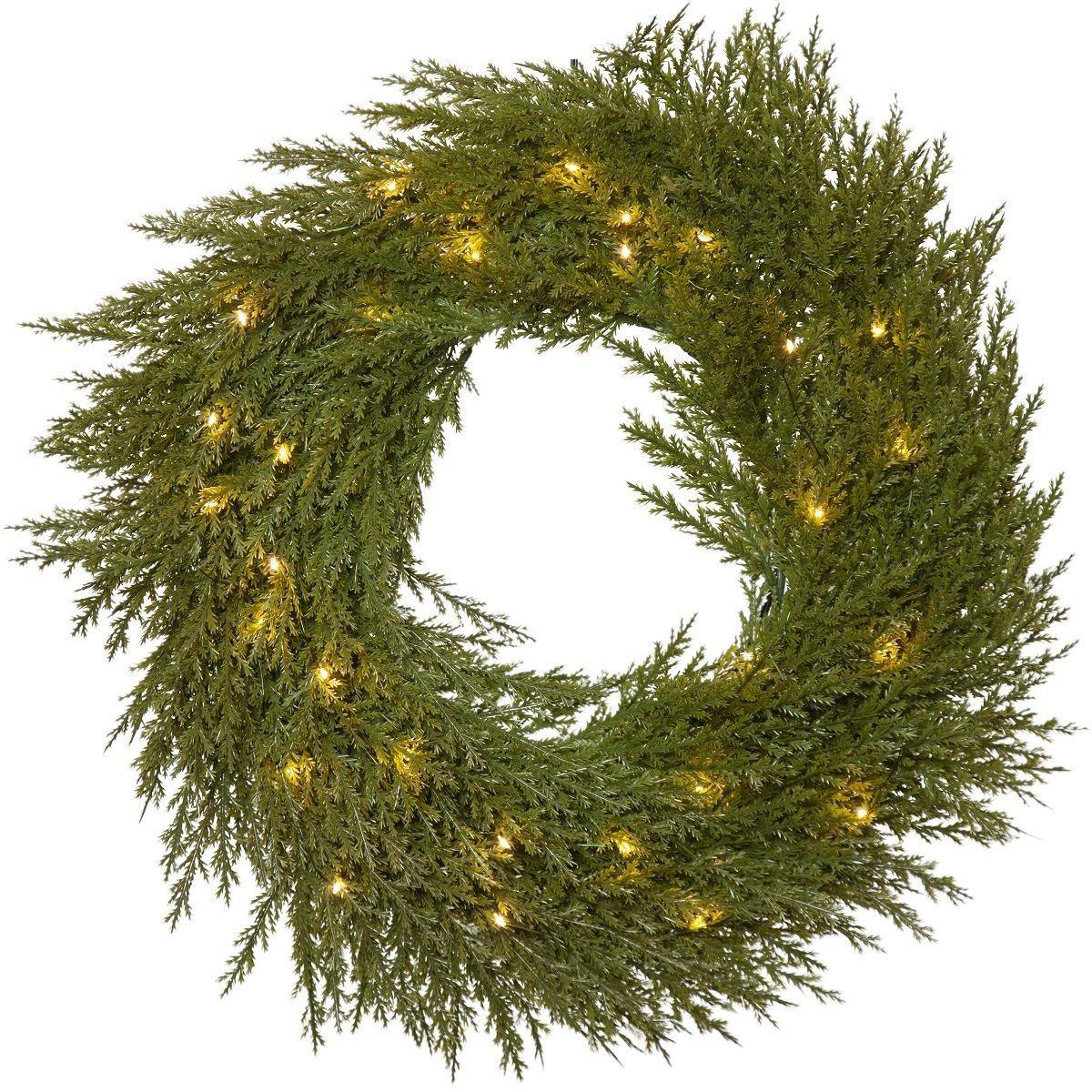 Star Trading LED-Tannenkranz Thuja 612-42 warmwei� outdoor 45cm