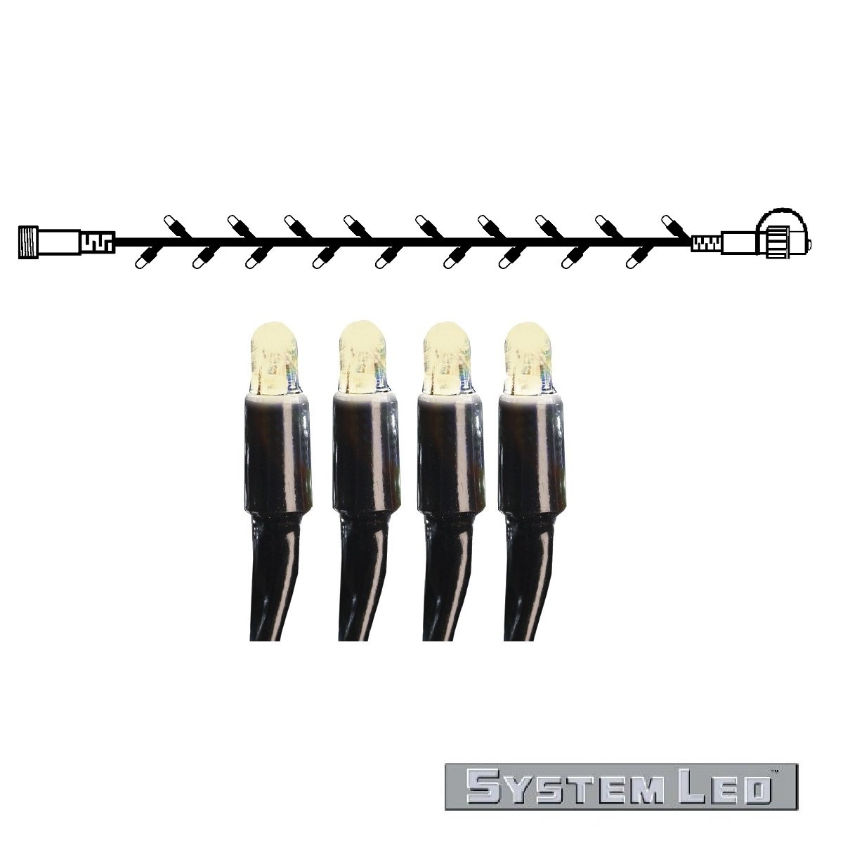 Star Trading Lichterkette System 30teilig warmwei� 3m
