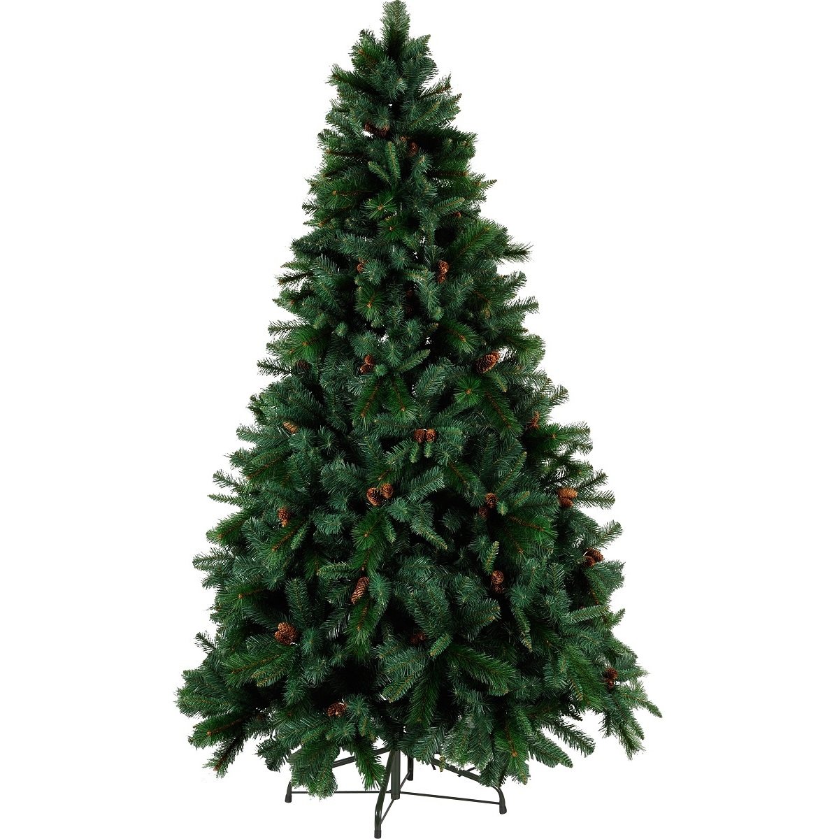 Star Trading Weihnachtsbaum Toronto No. 610-02 gr�n 225x150cm mit Tannenzapfen outdoor