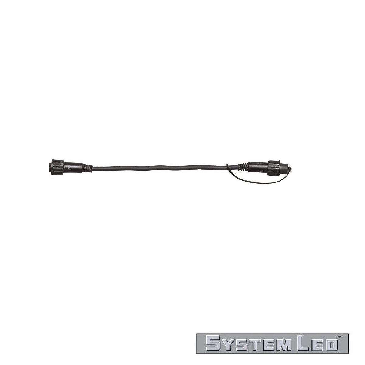 System LED Cable 2 m Extra schwarz 1 Anschluss