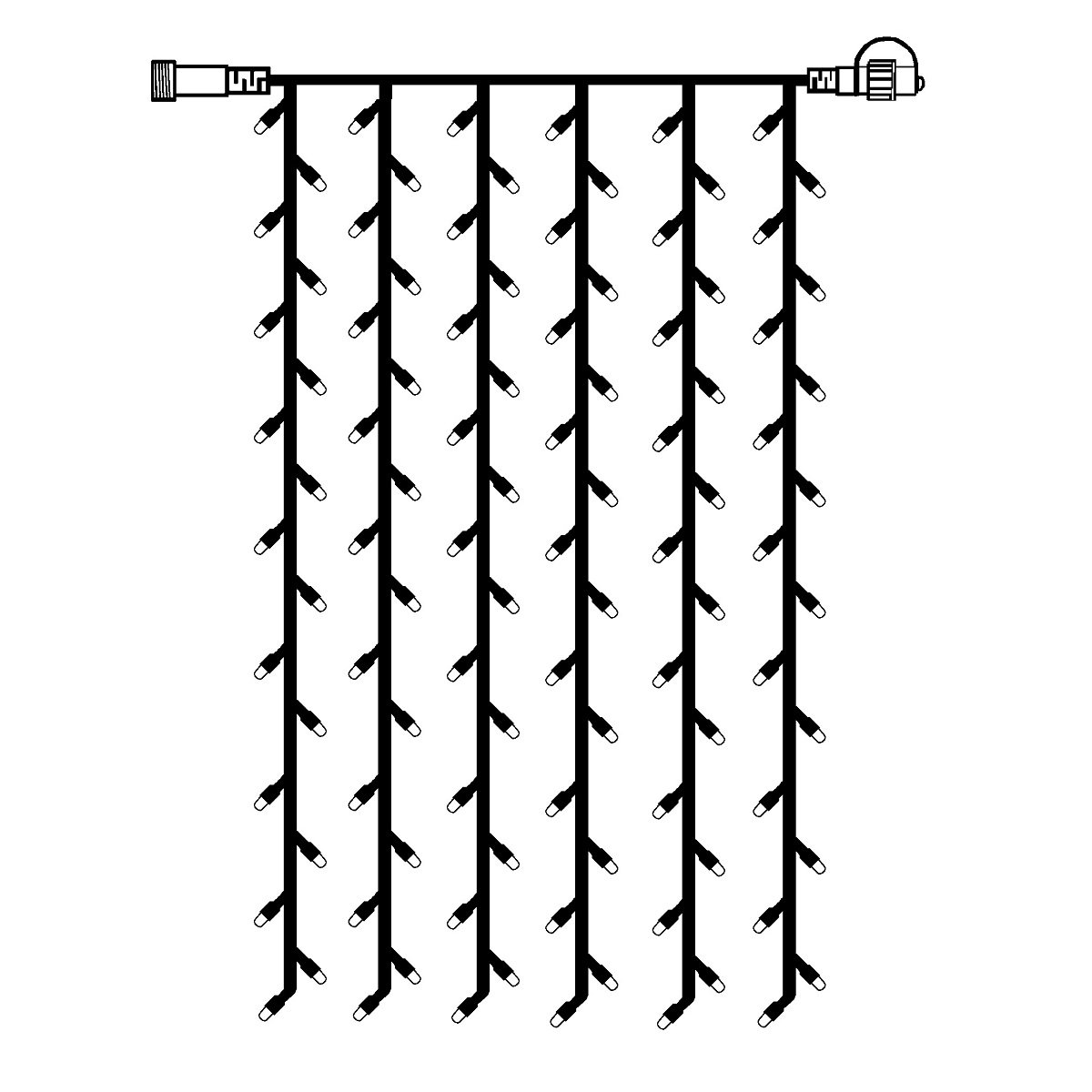 System LED Curtain-Extra 1x4m 466-58-14
